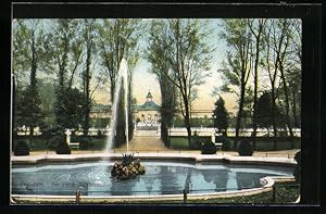 Imagen del vendedor de Ansichtskarte Potsdam, Schloss Sanssouci, an der Fontaine im Park a la venta por Bartko-Reher