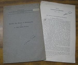 Bild des Verkufers fr Berichte ber Reisen in Mittelamerika ( = Sonderdruck aus den Mitteilungen der Geographischen Gesellschaft ( in Hamburg ), Band XXXVIII ). zum Verkauf von Antiquariat Carl Wegner