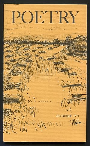 Bild des Verkufers fr Poetry - Volume CXIX, Number 1, October 1971 zum Verkauf von Between the Covers-Rare Books, Inc. ABAA
