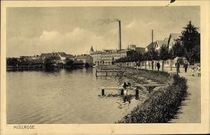 Ansichtskarte / Postkarte Müllrose in Brandenburg, Teilansicht der Stadt