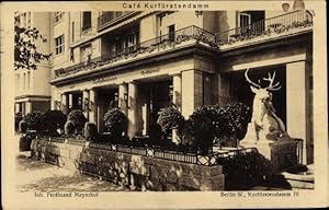 Ansichtskarte / Postkarte Berlin Charlottenburg, Cafe Kurfürstendamm 70 - Inh. Ferdinand Meyerhof