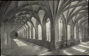 Bild des Verkufers fr Ansichtskarte / Postkarte Bebenhausen Tbingen am Neckar, Kloster, Kgl. Jagdschloss, Kreuzgang zum Verkauf von akpool GmbH