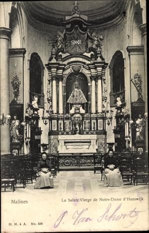 Ansichtskarte / Postkarte Mechelen Mecheln Malines Flandern Antwerpen, La Sainte Vierge de Notre ...