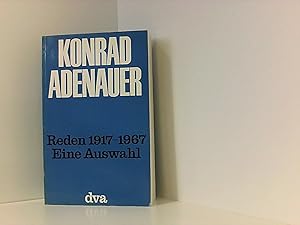 Bild des Verkufers fr Reden 1917-1967. Eine Auswahl zum Verkauf von Book Broker