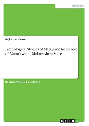 Seller image for Limnological Studies of Majalgaon Reservoir of Marathwada, Maharashtra State for sale by WeBuyBooks