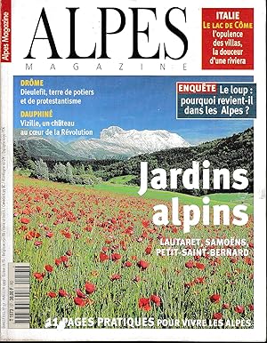 ALPES MAGAZINE n° 57. LAC DE COME, JARDINS ALPINS, DIEULEFIT, VIZILLE