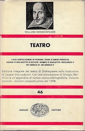 Teatro - 5 volumi.