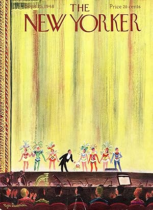 Bild des Verkufers fr The New Yorker Magazine, September 25, 1948 zum Verkauf von Dorley House Books, Inc.