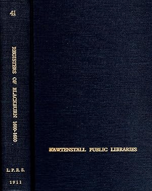 Registers of the Parish Church of Blackburn 1600-1660