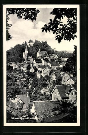 Bild des Verkufers fr Ansichtskarte Lindenfels / Odenwald, Totalansicht zum Verkauf von Bartko-Reher