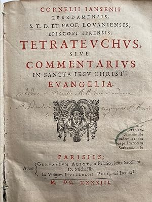 Image du vendeur pour Tetrateuchus, sive Commentarius in sancta Iesu Christi evangelia mis en vente par ShepherdsBook