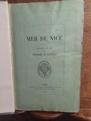 Image du vendeur pour La mer de Nice. Lettres  un ami. mis en vente par Librairie L'Abac / Gimmic SRL