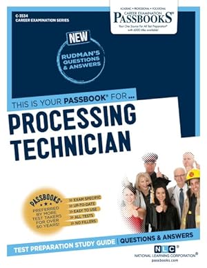 Imagen del vendedor de Processing Technician : Passbooks Study Guide a la venta por GreatBookPrices