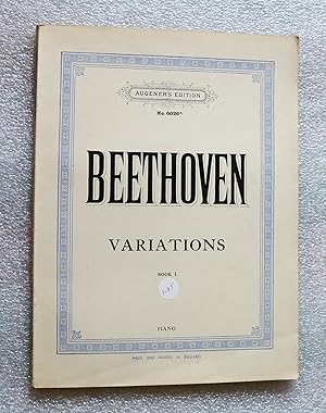 Seller image for Variations Book 1. Piano. Augener's Edition. Piano Score. for sale by Cotswold Valley Books