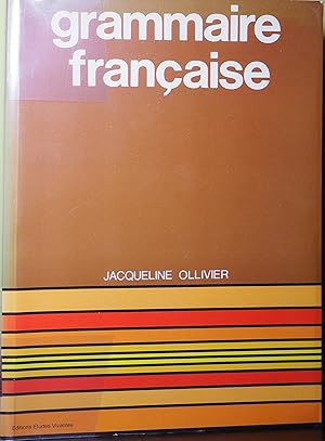 Image du vendeur pour Grammaire Francaise mis en vente par Fortuna Books