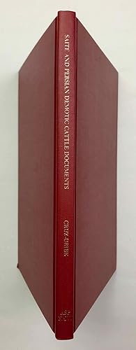 Imagen del vendedor de Saite and Persian demotic cattle documents. A study in legal forms and principles in ancient Egypt a la venta por Meretseger Books