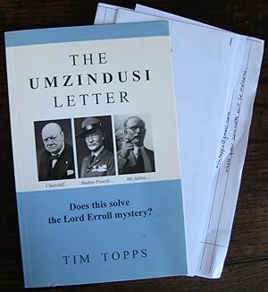 Seller image for The Umzindusi Letter: does this solve the Lord Erroll mystery? for sale by James Fergusson Books & Manuscripts