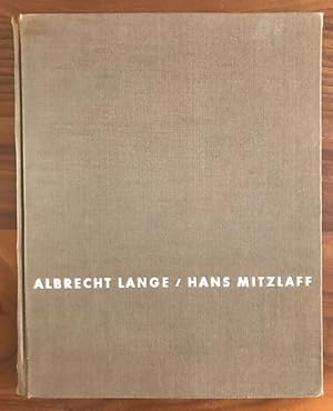 Imagen del vendedor de Albrecht Lange - Hans Mitzlaff. Bauten von 1948 bis 1951. Mit einem einleitenden Beitrag von Walter Passarge. (Reihe: Bauten deutscher Baumeister: Mannheim), a la venta por Antiquariat Im Baldreit