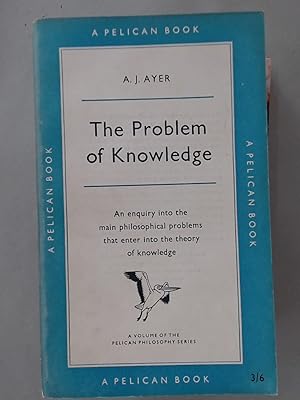 Imagen del vendedor de The Problem of Knowledge. a la venta por Plurabelle Books Ltd