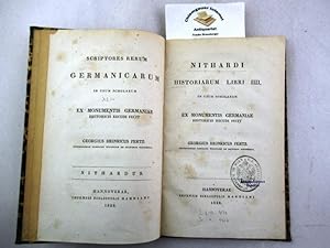 Bild des Verkufers fr Nithardi Historiarum Libri III. In usum scholarum. Ex Monumentis Germaniae Historicis recudi fecit Georgius Heinricus Pertz. (= Scriptores Rerum Germanicarum). zum Verkauf von Chiemgauer Internet Antiquariat GbR