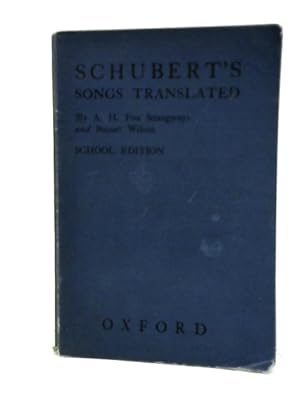 Immagine del venditore per Schubert's Songs venduto da World of Rare Books