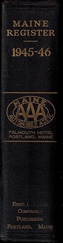 Seller image for Maine Register State Year-Book and Legislative Manual: No. 77, 1945-1946 for sale by UHR Books