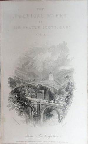 Imagen del vendedor de Scotland - Dumfries and Galloway, Gilnockie, Johnnie Armstrong's Tower. a la venta por theoldmapman