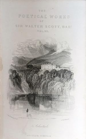 Bild des Verkufers fr Scotland - Roxburgh & Selkirk, Berwickshire, Ashestiel. zum Verkauf von theoldmapman