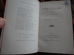 Fernande pièce en quatre acte en prose - First edition in fine Mudie binding inscribed by the Author