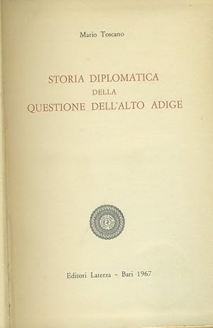 Storia diplomatica della questione dell'Alto Adige