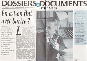 Dossiers et documents littéraires du journal "Le Monde" n°31 : En a-t-on fini avec Sartre ?