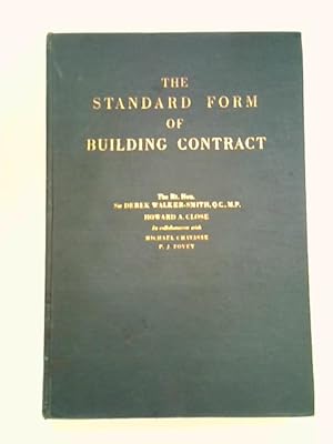 Imagen del vendedor de The Standard Form Of Building Contract a la venta por World of Rare Books