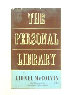 Seller image for The Personal Library - A Guide for the Bookbuyer for sale by World of Rare Books