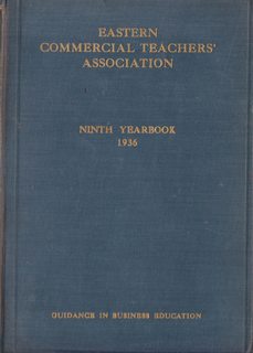 Eastern Commercial Teachers? Association, Ninth Yearbook 1936: Guidance in Business Education