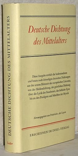 Deutsche Dichtung des Mittelalters [ Lederausgabe ]