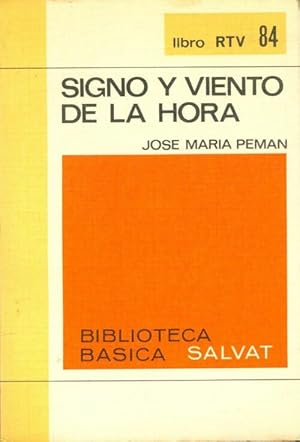 Signo y viento de la hora - Jose Maria Peman