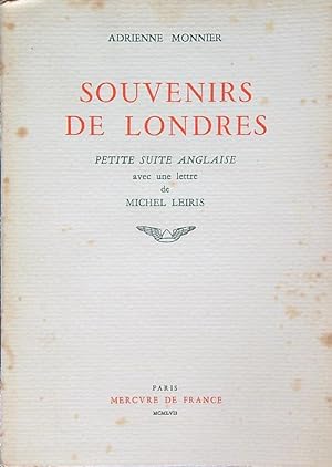 Bild des Verkufers fr Souvenirs de Londres zum Verkauf von Librodifaccia