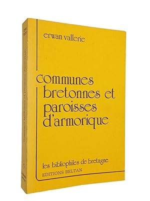 Bild des Verkufers fr Communes bretonnes et paroisses d'Armorique zum Verkauf von Librairie Douin