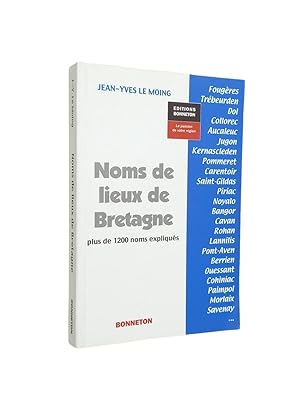 Image du vendeur pour Noms de lieux de Bretagne mis en vente par Librairie Douin