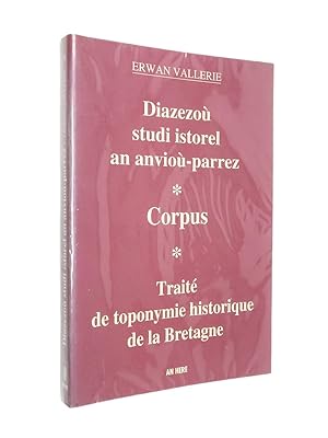 Bild des Verkufers fr Diazezo studi istorel an anvio-parrez Corpus Trait de toponymie historique de la Bretagne zum Verkauf von Librairie Douin