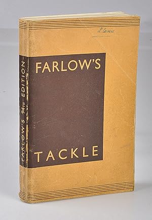 Farlow's Tackle: 94th edition of the catalogue (Ex Bibliothèque de Louis Carrère)