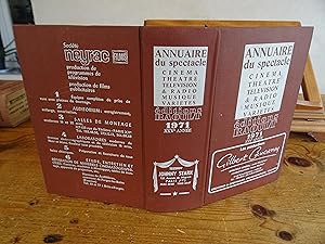 ANNUAIRE du Spectacle Cinéma Théâtre Télévision & Radio Musique Variétés Editions RAOULT Année 19...