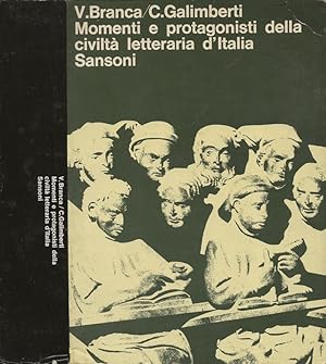 Image du vendeur pour Momenti e protagonisti della civilt letteraria italiana Saggi critici e storici per le scuole medie superiori mis en vente par Biblioteca di Babele