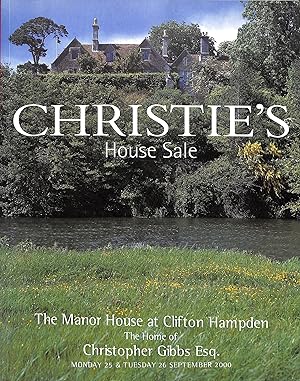 The Manor House At Clifton Hampden The Home Of Christopher Gibbs Esq. - 25 & 26 September 2000 Ch...