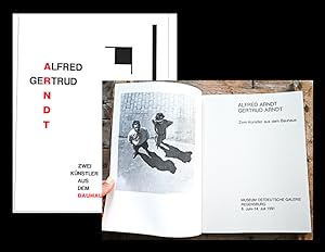 Bild des Verkufers fr Alfred Arndt, Gertrud Arndt. Zwei Ku?nstler aus dem Bauhaus. zum Verkauf von Antiquariat Thomas Rezek