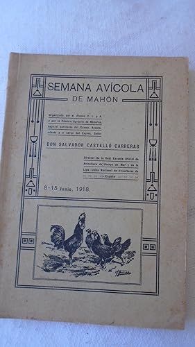 Seller image for SEMANA AVCOLA DE MAHN for sale by Reus, Paris, Londres