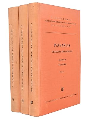 Pausaniae - Graeciae Descriptio, Vol. I, II und III (alle drei Bände) : Recensuit Fridericus Spir...