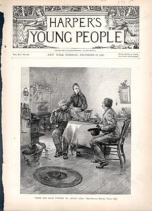 Immagine del venditore per ENGRAVING: "Then His Face Turned to Allice".engraving from Harper's Young People,December 16, 1890 venduto da Dorley House Books, Inc.