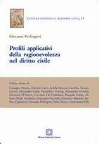 Immagine del venditore per PROFILI APPLICATIVI DELLA RAGIONEVOLEZZA NEL DIRITTO CIVILE venduto da Antrtica