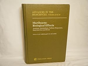 Seller image for Marihuana Biological Effects for sale by curtis paul books, inc.